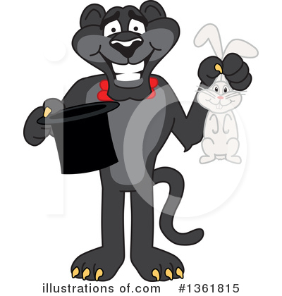 Royalty-Free (RF) Panther School Mascot Clipart Illustration by Mascot Junction - Stock Sample #1361815