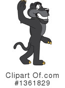 Panther School Mascot Clipart #1361829 by Mascot Junction