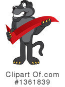 Panther School Mascot Clipart #1361839 by Mascot Junction