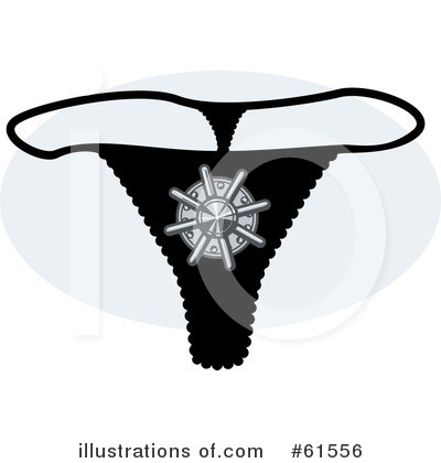 Royalty-Free (RF) Panties Clipart Illustration by r formidable - Stock Sample #61556
