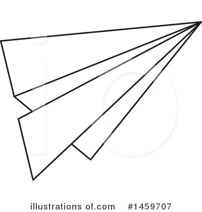 Royalty-Free (RF) Paper Airplane Clipart Illustration by Cherie Reve - Stock Sample #1459707