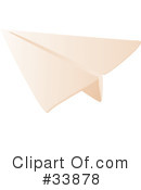 Paper Airplane Clipart #33878 by Rasmussen Images