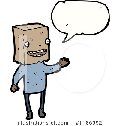 Royalty-Free (RF) Paper Bag Clipart Illustration by lineartestpilot - Stock Sample #1186992