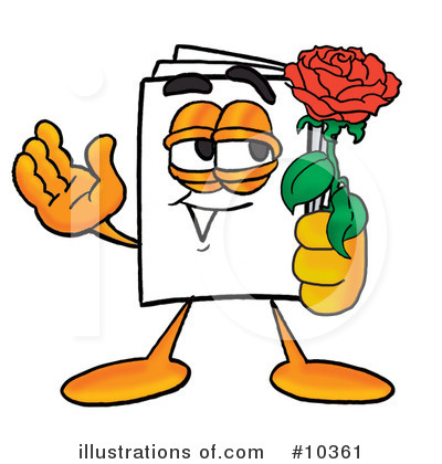 Royalty-Free (RF) Paper Clipart Illustration by Mascot Junction - Stock Sample #10361
