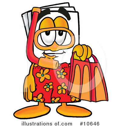 Royalty-Free (RF) Paper Clipart Illustration by Mascot Junction - Stock Sample #10646