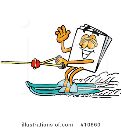 Water Skiing Clipart #10660 by Mascot Junction