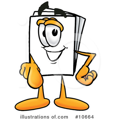 Royalty-Free (RF) Paper Clipart Illustration by Mascot Junction - Stock Sample #10664