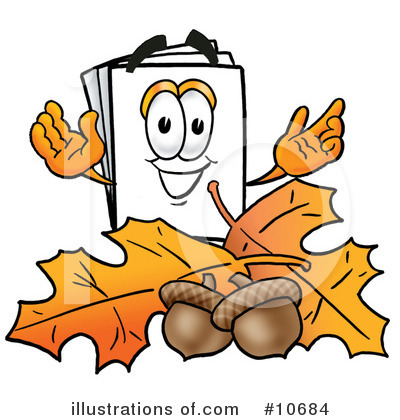 Paper Character Clipart #10684 by Mascot Junction