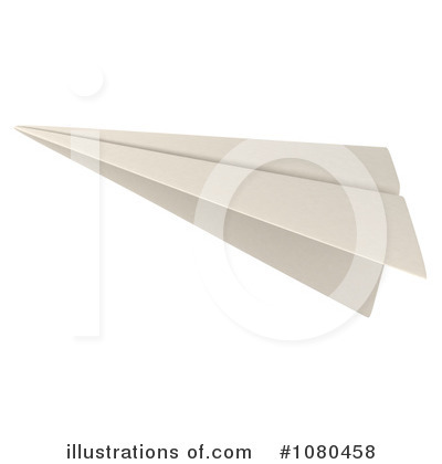 Paper Airplanes Clipart #1080458 by BNP Design Studio
