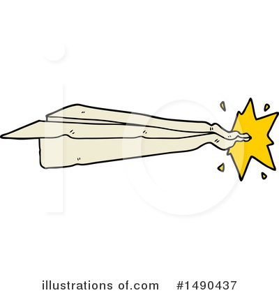 Royalty-Free (RF) Paper Plane Clipart Illustration by lineartestpilot - Stock Sample #1490437