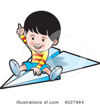 Paper Airplanes Clipart #227964 by Lal Perera