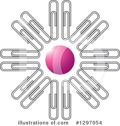 Royalty-Free (RF) Paperclips Clipart Illustration by Lal Perera - Stock Sample #1297054