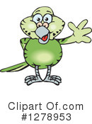 Parakeet Clipart #1278953 by Dennis Holmes Designs