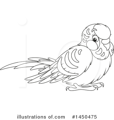 Royalty-Free (RF) Parakeet Clipart Illustration by Alex Bannykh - Stock Sample #1450475