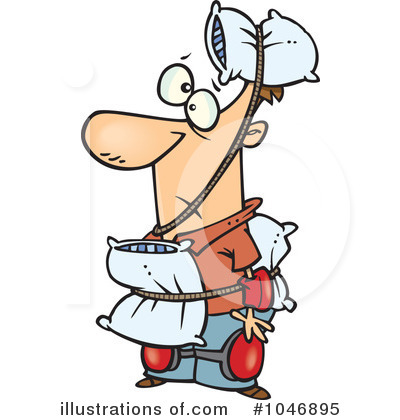 Royalty-Free (RF) Paranoid Clipart Illustration by toonaday - Stock Sample #1046895