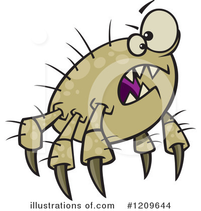 Royalty-Free (RF) Parasite Clipart Illustration by toonaday - Stock Sample #1209644