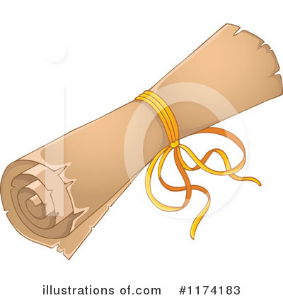 Parchment Scroll Clipart #1174183 by visekart