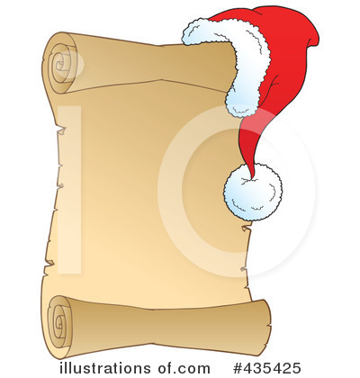 Royalty-Free (RF) Parchment Scroll Clipart Illustration by visekart - Stock Sample #435425