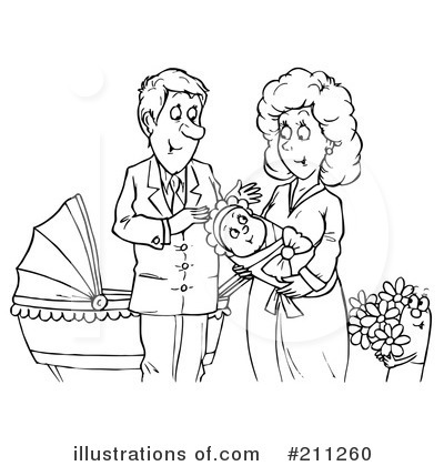 Royalty-Free (RF) Parents Clipart Illustration by Alex Bannykh - Stock Sample #211260