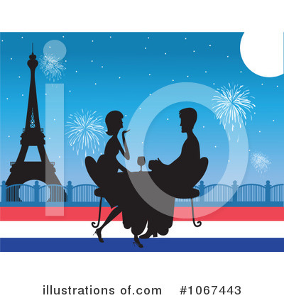 Royalty-Free (RF) Paris Clipart Illustration by Maria Bell - Stock Sample #1067443