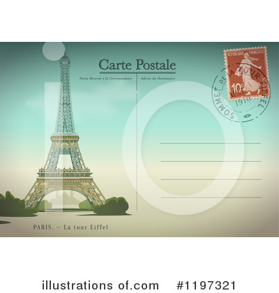 Royalty-Free (RF) Paris Clipart Illustration by Eugene - Stock Sample #1197321