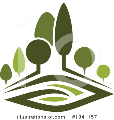 Conifer Clipart #1341157 by Vector Tradition SM