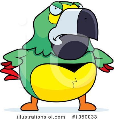 Royalty-Free (RF) Parrot Clipart Illustration by Cory Thoman - Stock Sample #1050033