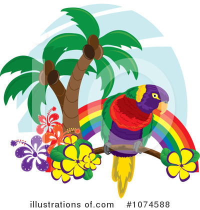 Parrot Clipart #1074588 by Pams Clipart