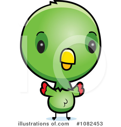 Parrot Clipart #1082453 by Cory Thoman