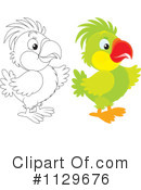 Parrot Clipart #1129676 by Alex Bannykh