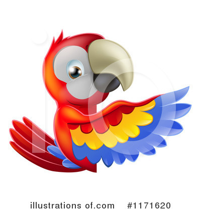 Royalty-Free (RF) Parrot Clipart Illustration by AtStockIllustration - Stock Sample #1171620