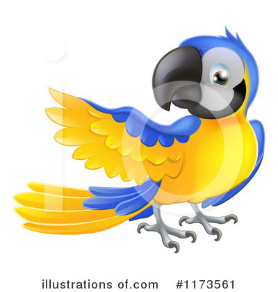 Royalty-Free (RF) Parrot Clipart Illustration by AtStockIllustration - Stock Sample #1173561