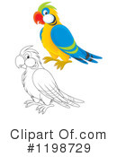 Parrot Clipart #1198729 by Alex Bannykh