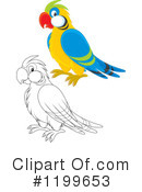 Parrot Clipart #1199653 by Alex Bannykh