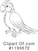 Parrot Clipart #1199672 by Alex Bannykh