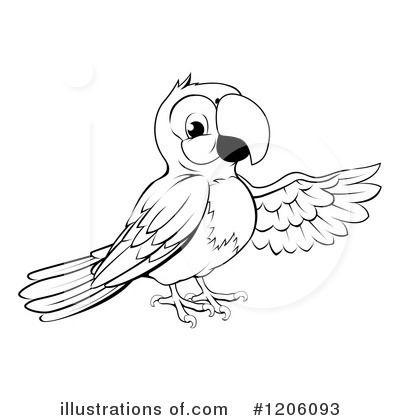 Royalty-Free (RF) Parrot Clipart Illustration by AtStockIllustration - Stock Sample #1206093