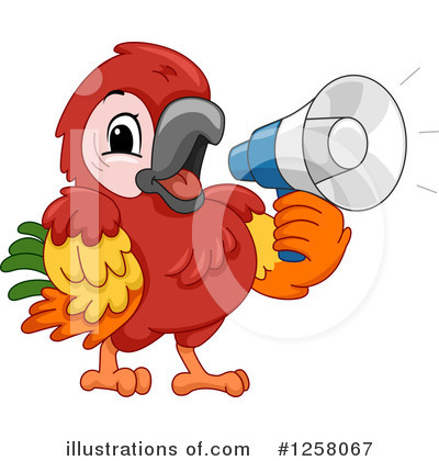 Royalty-Free (RF) Parrot Clipart Illustration by BNP Design Studio - Stock Sample #1258067