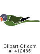 Parrot Clipart #1412465 by dero