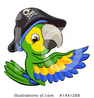 Royalty-Free (RF) Parrot Clipart Illustration by AtStockIllustration - Stock Sample #1441288