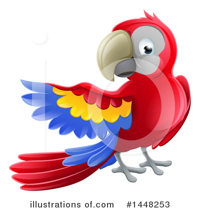 Royalty-Free (RF) Parrot Clipart Illustration by AtStockIllustration - Stock Sample #1448253