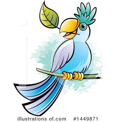 Royalty-Free (RF) Parrot Clipart Illustration by Lal Perera - Stock Sample #1449871