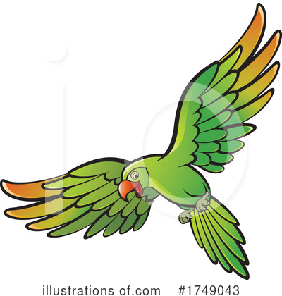 Parrot Clipart #1749043 by Lal Perera