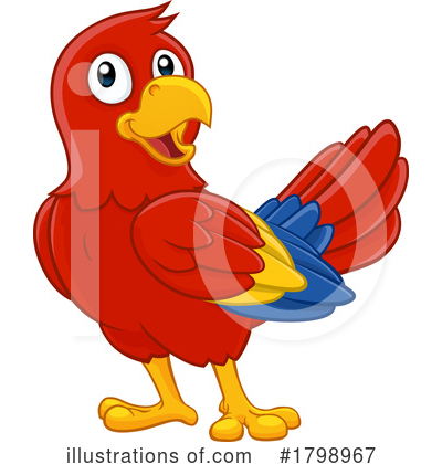 Royalty-Free (RF) Parrot Clipart Illustration by AtStockIllustration - Stock Sample #1798967