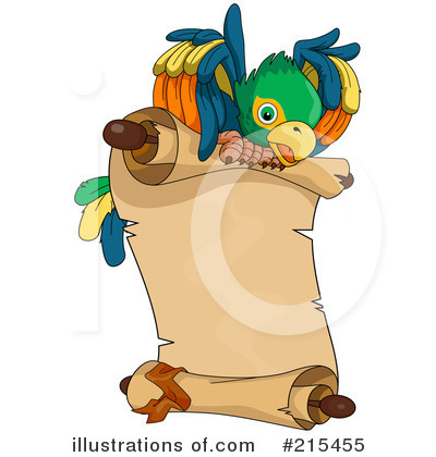 Royalty-Free (RF) Parrot Clipart Illustration by BNP Design Studio - Stock Sample #215455