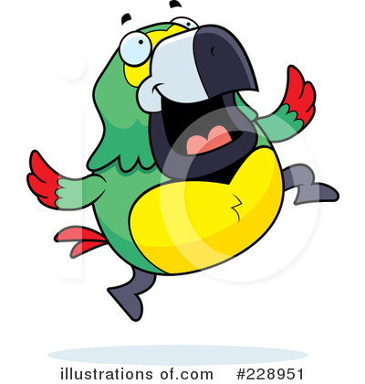 Royalty-Free (RF) Parrot Clipart Illustration by Cory Thoman - Stock Sample #228951
