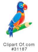 Parrot Clipart #31187 by Alex Bannykh