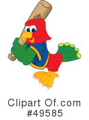 Parrot Mascot Clipart #49585 by Mascot Junction