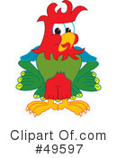 Parrot Mascot Clipart #49597 by Mascot Junction
