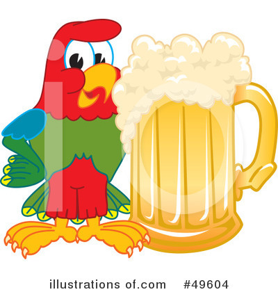 Parrot Mascot Clipart #49604 by Mascot Junction