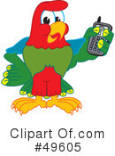 Parrot Mascot Clipart #49605 by Mascot Junction